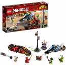  LEGO® NINJAGO® 70667 Kaiova motorka s čepelemi a Zanův sněžný skútr