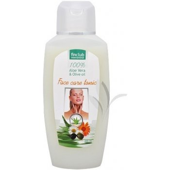 Finclub hydratační pleťové tonikum Aloe vera & olivový olej (Face Care Tonic) 200 ml