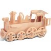 3D puzzle Wooden toy / WCK 3D dřevěné puzzle Lokomotiva 30 ks