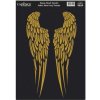 Nášivka Zlatá nažehlovací nálepka 21x30 cm - křídla Aladine