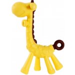 BocioLand silikon elastické kousátko Žirafa žlutá/hnědá – Sleviste.cz