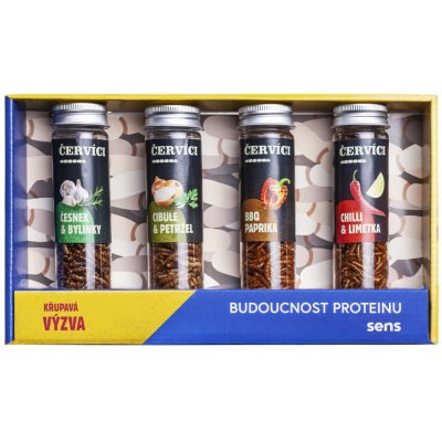 Sens Kořenění červíci Dárkový set 4 chutí 4 x 15 g – Zboží Dáma
