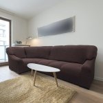 Nueva Textura strečový potah na rohovou sedací soupravu Niagara čokoládový 340 - 540 cm – Zboží Dáma