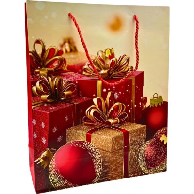 Vánoční dárková taška 26×32 cm 11239.01 – Zboží Mobilmania