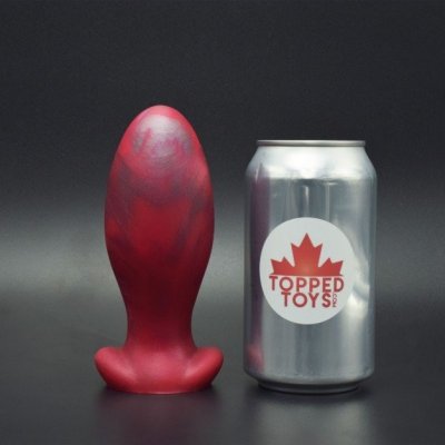 Topped Toys Gape Keeper 65 Forge Red, prémiový silikonový anální kolík 14 x 5,3 cm – Zboží Mobilmania