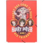 CurePink s 3 klopami Harry Potter Zlatonka CSG0076 – Zboží Mobilmania