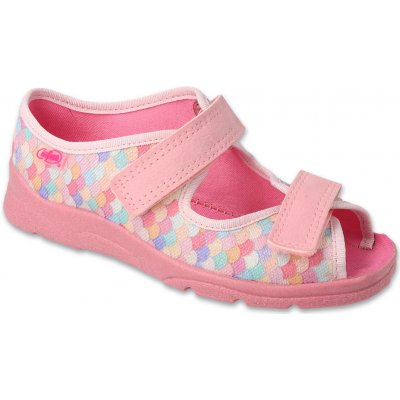 Befado bačkory papuče sandálky Max 969Y169 růžové – Zboží Mobilmania