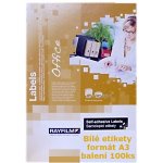 Rayfilm R0100.1123A31 samolepící 297x420mm bílé 100 listů A3 – Zboží Dáma
