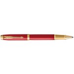 Parker IM Premium Red GT roller dárková sada s koženým pouzdrem 1502/3493647 – Zboží Živě