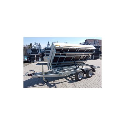 Přívěsný vozík Eduard 3318 3-str sklápěč Kombi 3500kg vč. nájezdů – Hledejceny.cz