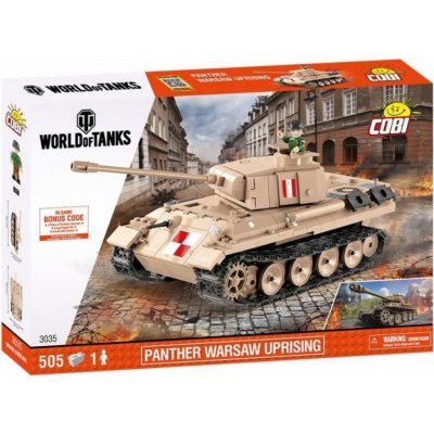 COBI 3035 World of Tanks Střední tank Panther Varšavské povstání – Zboží Dáma