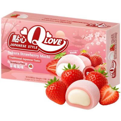 QLove Mochi Strawberry 80 g – Zboží Dáma