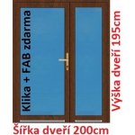 Soft Dvoukřídlé 3/3 sklo bílá 200 x 195 cm – Hledejceny.cz