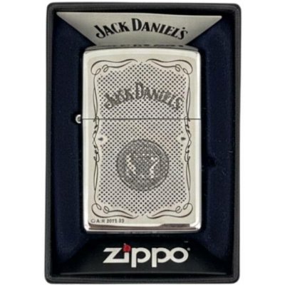 Zippo cr.pol.gelasert J.Daniel´s mit Logo – Hledejceny.cz