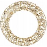 Home Styling Collection Vánoční věnec v zlaté barvě 20 LED O 30 cm – Hledejceny.cz
