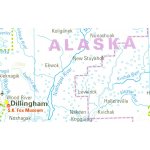 Aljaška Alaska 1:2m mapa RKH – Hledejceny.cz