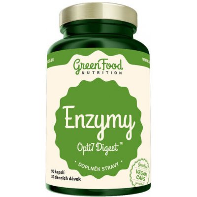 GreenFood Enzymy Opti7 Digest - 90 kapslí