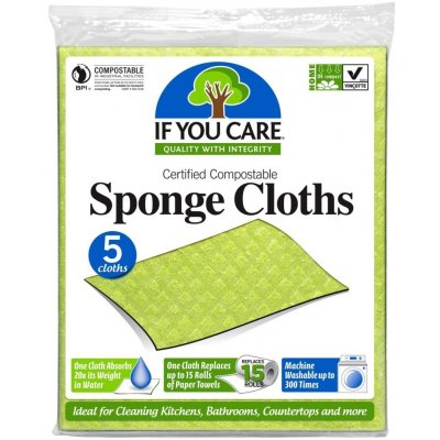 If you Care 100% přírodní houbový hadřík 5 ks – Zbozi.Blesk.cz