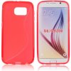 Pouzdro a kryt na mobilní telefon Pouzdro S Case Samsung G920 Galaxy S6 červené