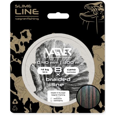 VAGNER Braided Line Camo Multicolor (300m) Barva: Camu barevná, Velikost: 0,5 – Sleviste.cz