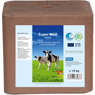 S.I.N Hellas Super Mag BIO minerální liz s hořčíkem vápníkem a fosforem10 kg – Hledejceny.cz
