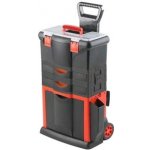 TOOD Plastový pojízdný kufr, tažná rukojeť 460x330x730mm s 2x zásuvkou – Zboží Dáma