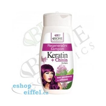 BC Bione Cosmetics Keratin + Chinin šampon 260 ml