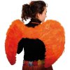 Karnevalový kostým 20-FT044 Velká andělská křídla 80x56cm oranžová
