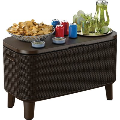 Keter Bevy Cool Bar Rattan 83,5 x 40 x 50-74 cm grafit