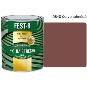 Barvy a laky Hostivař FEST-B S2141 5 kg 0840 červenohnědá