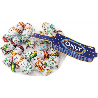Only Čokoládoví sněhuláci v síťce 85 g – Zboží Dáma Only Čokoládoví sněhuláci v síťce 85 g – Zboží Dáma