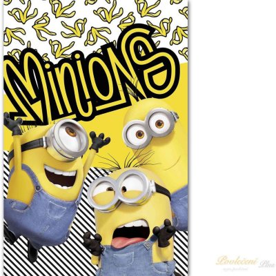 Jerry Fabrics Dětská deka Mimoni 2 Banana! – Zboží Mobilmania