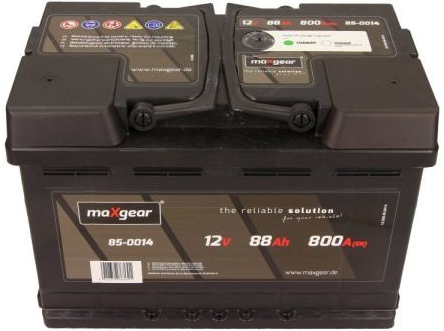 85-0014 MAXGEAR Batterie 12V 88Ah 800A B13 mit Ladezustandsanzeige