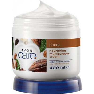 Avon Care vyživující krém na obličej, ruce a tělo s kakaovým máslem 400 ml – Zboží Mobilmania