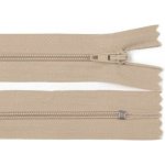 Spirálový zip No 3 délka 45 cm pinlock, malé, 307 krémová – Hledejceny.cz