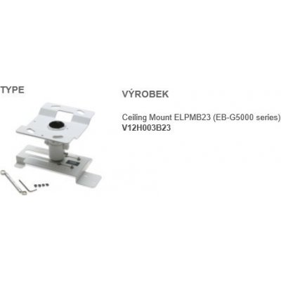 EPSON Ceiling Mount ELPMB23 pro EB-19xx, 17xx, 8x, 8xx, EB-Sx, EB-Xx, EB-Wx Ceiling Kit - stropní držák projektoru – Zboží Živě
