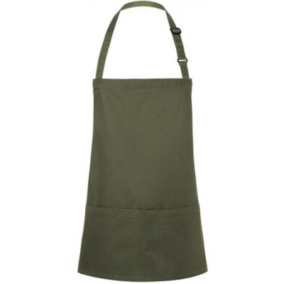 Karlowsky Krátká gastro zástěra KY123 Moss-Green 75x60cm – Hledejceny.cz