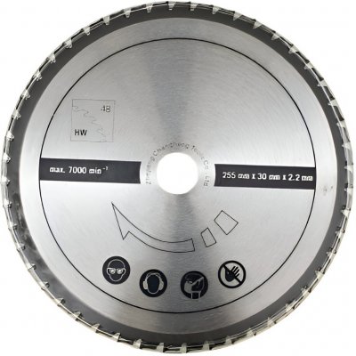 Scheppach Pilový kotouč 255x30x2,2 48 zubů – Hledejceny.cz