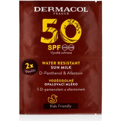 Dermacol opalovací mléko voděodolné SPF50 2x15ml – Sleviste.cz