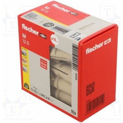 FISCHER 50155 Plastic anchor; without screw; 16x80; M-S; 10pcs; 16mm – Hledejceny.cz