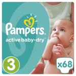 Pampers Active Baby 3 68 ks – Hledejceny.cz