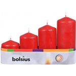 Nohel Garden Svíčky adventní STUPŇOVITÉ mat d5x6/8/10/12cm 4ks – Hledejceny.cz