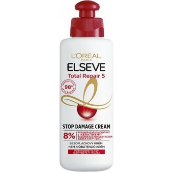 L'Oréal Elséve Total Repair 5 bezoplachový krém pro poškozené vlasy 200 ml