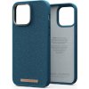 Pouzdro a kryt na mobilní telefon Pouzdro Njord iPhone 14 Pro Max Woven Fabric Case Deep Sea