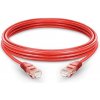 síťový kabel PremiumCord sputp02R Patch UTP RJ45-RJ45 level 5e, 2m, červený