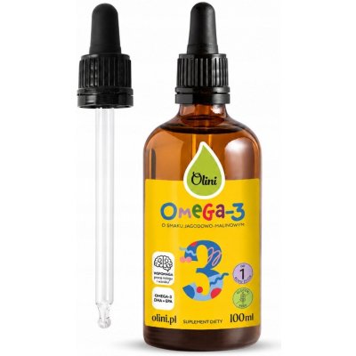Olini Omega-3 pro děti tekutý rybí olej 100 ml – Hledejceny.cz