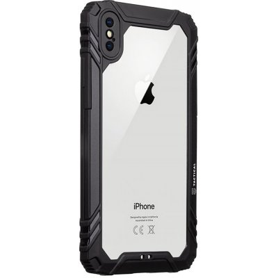 Pouzdro AppleMix TACTICAL Chunky Mantis Apple iPhone Xr - plastové / gumové - čiré / černé – Zbozi.Blesk.cz