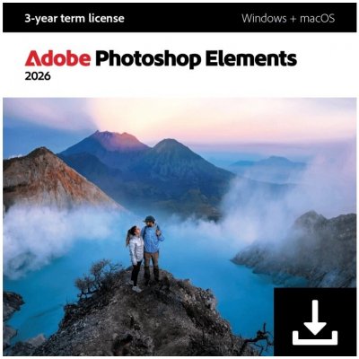Adobe Photoshop Elements 2026, WIN/MAC - 3 roky – Zboží Živě