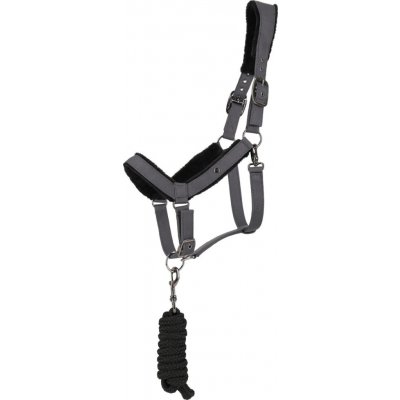 QHP Set ohlávky s vodítkem Sensisoft grey – Zboží Dáma