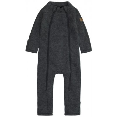 Mikk Line kojenecký vlněný merino overal Anthracite Melange – Zboží Mobilmania